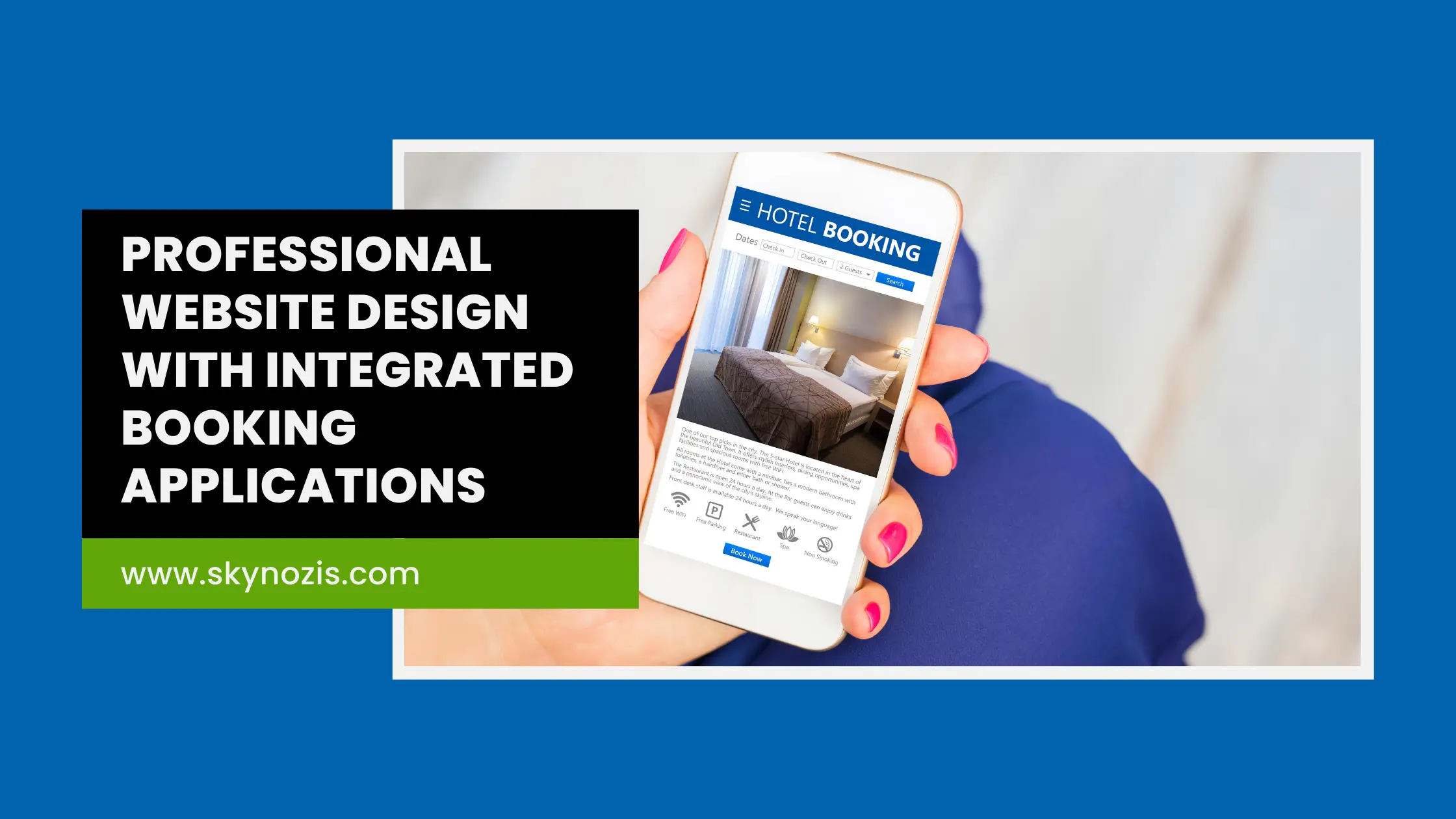 Professional Website Design with Integrated Booking Applications